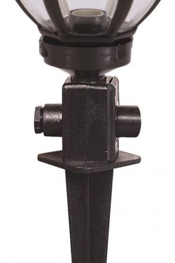 68167 Luminaire de pelouse de jardin, 60 W, noir