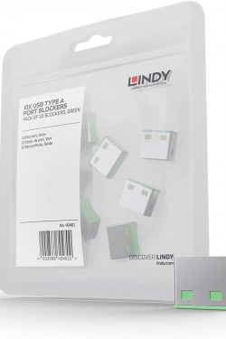USB A Port Blocker Yeşil
