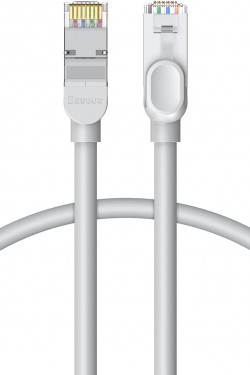 Haut débit, câble Ethernet, gris, 0,5 m, type de câble : RJ45 Gigabit, connexion Internet filaire et câble d'accélération de connexion