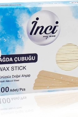 İnci Ağda Ahşap Spatula, 100 Adet