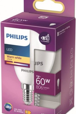 LED 60W P48 E14 Sarı Işık Dim Edilmez Ampul