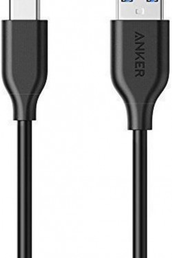 PowerLine Micro-USB-Kabel, 0,9 m, Schwarz, A8132H12