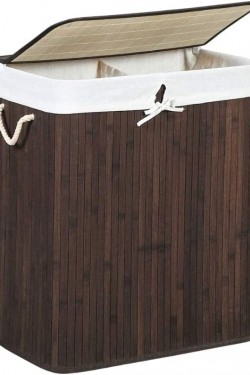 Naturel Bambu Çamaşır Sep Mega Boy HMNV333-SVR KAHVERENGİ