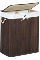 Naturel Bambu Çamaşır Sep Mega Boy HMNV333-SVR KAHVERENGİ