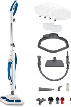 Vaporetto SV460 Double Buharlı Paspas, Mavi-Beyaz