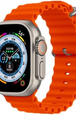 Watch  Turuncu Silikon Saat Kordonu, 38,40,41cm