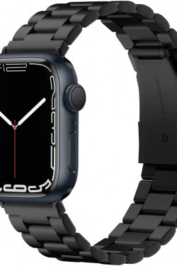 Watch 45mm / 44mm / 42mm (Seri 1/2/3/4/5/6/SE/7 ile Uyumlu) Kayış Kordon Modern Fit Black - 062MP25403