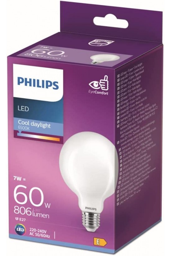 Klassische LED-Glühbirne, 60 W, G93, E27, weißes Licht, nicht dimmbar Klassische LED-Glühbirne, 60 W, G93, E27, weißes Licht, nicht dimmbar