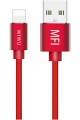 WP201 MFI Lightning Kablo, Kırmızı WP201 MFI Lightning Kablo, Kırmızı