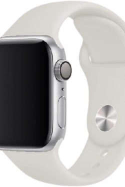 Piili  Watch Slikon Kordon - 42-44 mm | 2-3-4-5-SE Uyumlu Slikon Açık Gri
