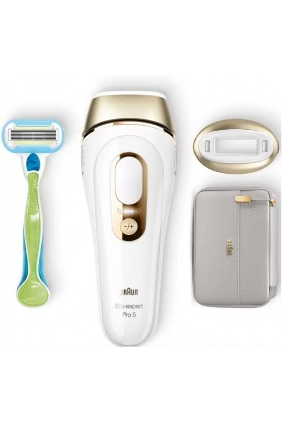 Silk Expert Pro 5 PL5054 400.000 Atımlı, 1 Başlıklı Yeni Nesil IPL + Tasarım Çanta