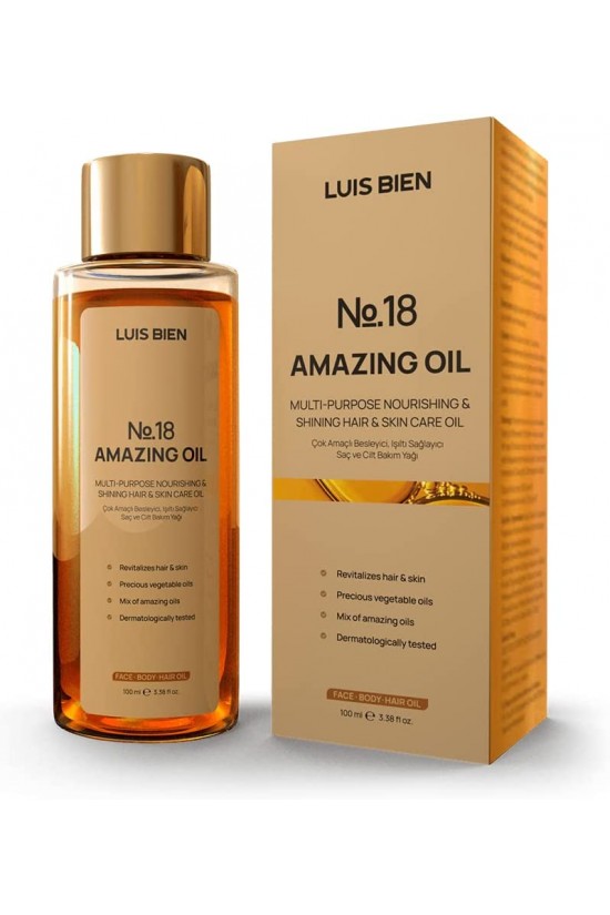 No:18 Işıltı Etkili Cok Amaçlı Bakım ve Onarım Yağı 100 ML No:18 Işıltı Etkili Cok Amaçlı Bakım ve Onarım Yağı 100 ML