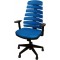 Chaise de travail, accoudoir réglable - Bleu
