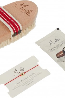Mar'le Cellulite-Bürste aus 100 % natürlichem Rosshaar