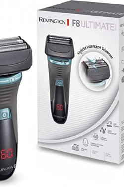 Elektrikli Tıraş Makinesi Erkek F8 (+ Led Dakika Gösterge Ekranı), Islak Ve Kuru Tıraş Bıçağı, Lityum Pil, Hassas Düzeltici / Uzun Saç Düzeltici, Saklama Çantası (Xf8705 Elek Tıraş Makinesi)