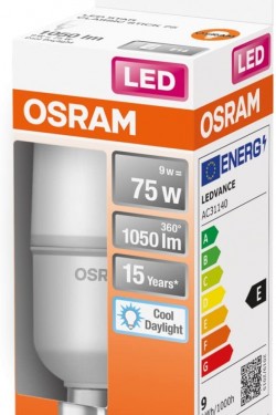 LED STICK LED Ampul E14 Duy, Beyaz Işık (6500K), 1050 Lümen