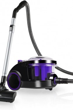 Bora ET11133 Su Filtreli Süpürge, 850W, HEPA 13 Filtre, Siyah-Mor