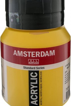 Frasco de plástico de 500 ml de tinta acrílica padrão
