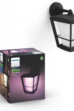 Hue White and Color Ambiance nic (asılı) Akıllı Led Duvar Lası , dış mekanlar için, bahçe lası, kısılabilir