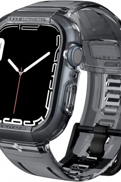Watch Seri 8/7/6/SE/SE2/5/4 (44mm / 45mm) ile Uyumlu Kılıf  Crystal Pro Space Crystal - ACS04173