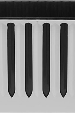 PYNB2 Piyano Saksı Geçme Tabaklı İçlikli, Beyaz, 51.5cm, 8 Litre