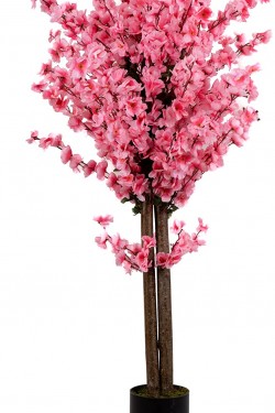 120cm Yapay Pembe Renkli Japon Bahardalı Ağacı