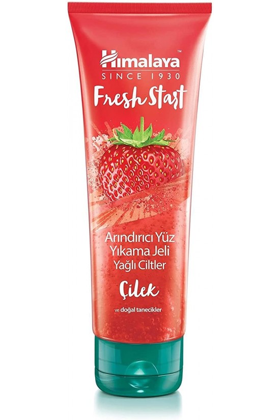 Herbals Fresh Start Purifying Face Wash Gel, Erdbeere, Stachelbeere, Ölreiniger, fettige Haut, 100 ml