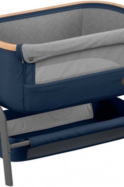 Iora Mother's Side Crib EssenBlue