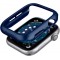 Watch Seri 6/5/4/SE (44 mm) ile Uyumlu Kılıf Thin Fit Metallic Blue - ACS02223