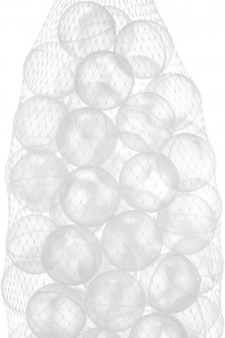Bubble Pops 50' Li Top Havuzu Topları - Şeffaf