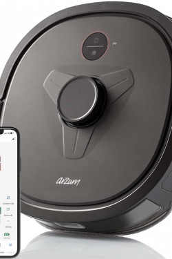 AR4304 Robotek X4 LDS Akıllı Robot Süpürge - Siyah