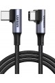 USB-C-auf-USB-C-Ladekabel, 100 W, 5 A/20 V, Stromversorgung, Schnellladekabel (2 m) USB-C-auf-USB-C-Ladekabel, 100 W, 5 A/20 V, Stromversorgung, Schnellladekabel (2 m)
