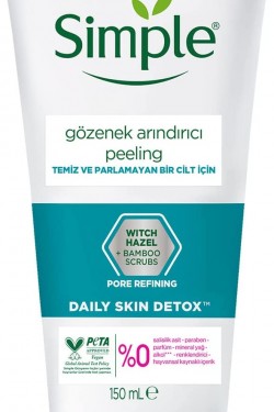 Daily Skin De Gözenek Arındırıcı Peeling Temiz ve Parlamayan Bir Cilt için, 150 ml