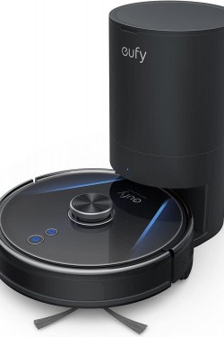 eufy RoboVac LR30 +, iPath LiDAR teknolojili, 3000 Pa, 2'si 1 arada Vakum ve Paspas, Çok Katlı Haritalama, Uygulama destekli, 60 günlük Toz Toplama İstasyonlu Robot Süpürge