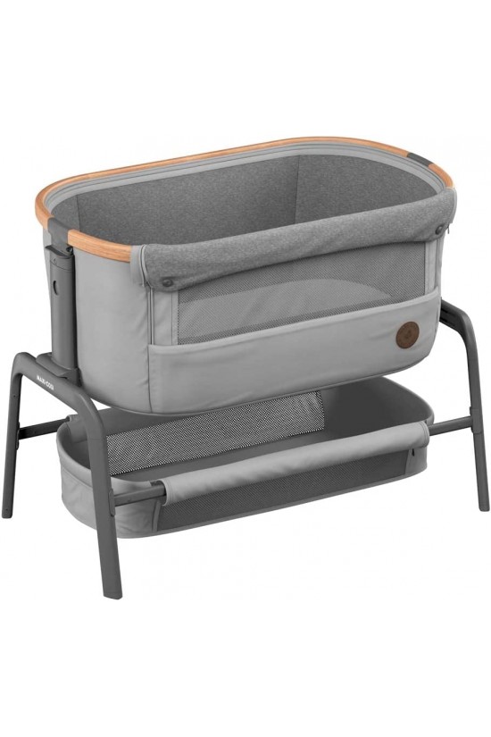 Iora Ahşap Anne Yanı Beşik, Essential Grey (Açık Gri) Iora Ahşap Anne Yanı Beşik, Essential Grey (Açık Gri)