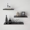 Yurudesign Shelf WL17-B 3'lü Uçan Raf Siyah