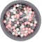Bubble Pops Pembe Top Havuzu - Beyaz/Şeffaf/Pembe/Gri Toplar
