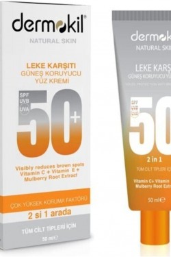 SPF 50+ Leke Karşıtı Güneş Koruyucu Yüz Kremi (50 ml)