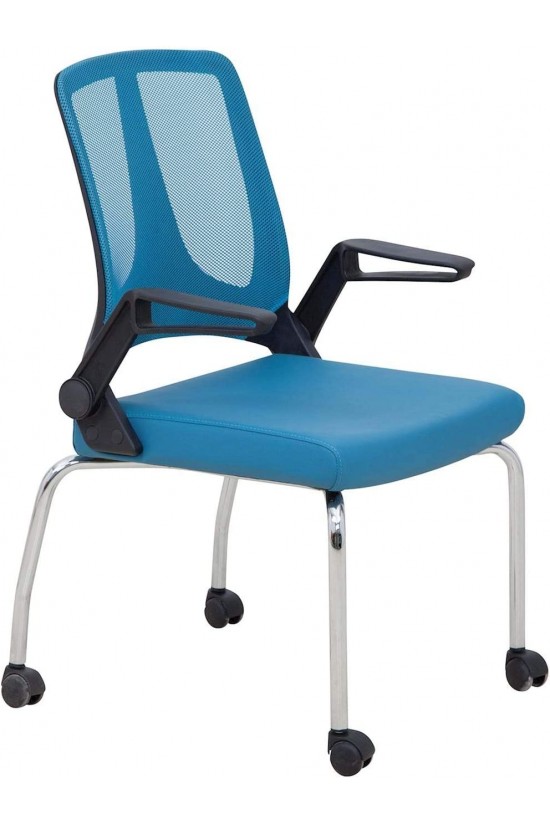 Neon-Mesh-Wartestuhl – Blau Neon-Mesh-Wartestuhl – Blau