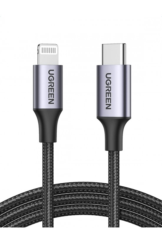 , Mfi Lisanslı USB-C & Lightning Hızlı Şarj ve Data Kablosu, 1 Metre, Siyah, 60759 , Mfi Lisanslı USB-C & Lightning Hızlı Şarj ve Data Kablosu, 1 Metre, Siyah, 60759