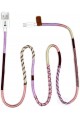 Handgefertigtes Purple Mix Micro Android Lade- und Datenkabel, 100 cm Handgefertigtes Purple Mix Micro Android Lade- und Datenkabel, 100 cm