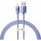 Crystal Shine 2,4 A 120 cm Lightning-Ladekabel Lila