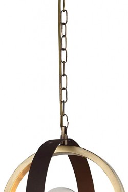 Tado Single Tumbled Brown Bi Kronleuchter 1 x E27