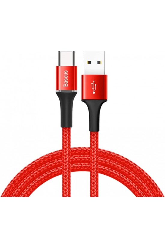 H, Câble de charge et de transfert de données USB-A et USB-C 3,0 A, 1 mètre, rouge H, Câble de charge et de transfert de données USB-A et USB-C 3,0 A, 1 mètre, rouge