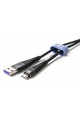SHAZA USB MICRO 5A 100W Braided Fast Charge and Data Cable 3 Meters SHAZA USB MICRO 5A 100W Braided Fast Charge and Data Cable 3 Meters