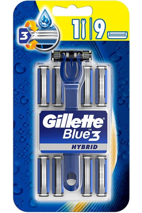 Blue3  Tıraş Makinesi + Yedek Tıraş Bıçağı 9'lu