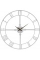 Torti Metal Duvar Saati, Beyaz, 50x50 cm, MDS-50