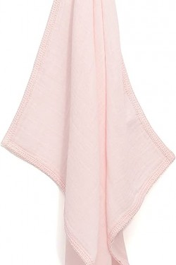 Çok Amaçlı Müslin Battaniye (55 cm x 55 cm, Pembe)