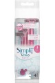 Simply  3 Basic Kullan At Kadın Tıraş Bıçağı 4'lü