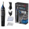 Hygiene Clipper Lithium Nanoseries Trimmer für Nasen-, Ohren- und Augenbrauenhaare, Detailtrimmer-Aufsatz im Lieferumfang enthalten, Schwarz Ne3870